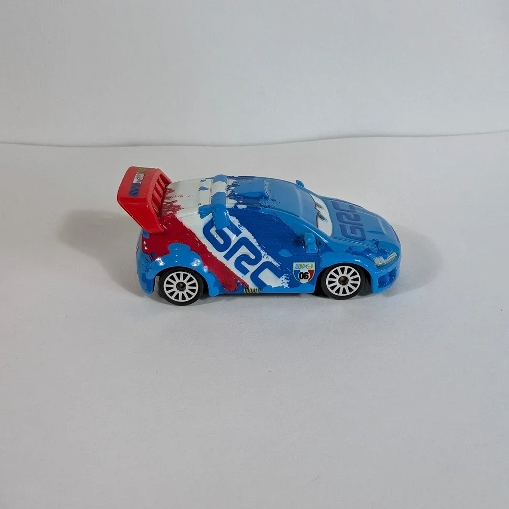 Disney Pixar Cars Raoul CaRoule GRC Global Rally Car Blue Mattel Diecast 1:55